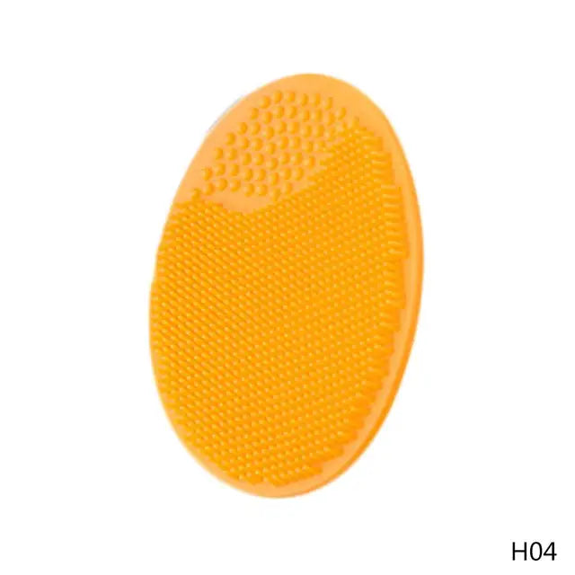 Soft Silicone Facial Cleansing Brush Face Washing Exfoliating Blackhead Brush Remover Skin SPA Scrub Pad Tool