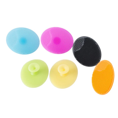 Soft Silicone Facial Cleansing Brush Face Washing Exfoliating Blackhead Brush Remover Skin SPA Scrub Pad Tool