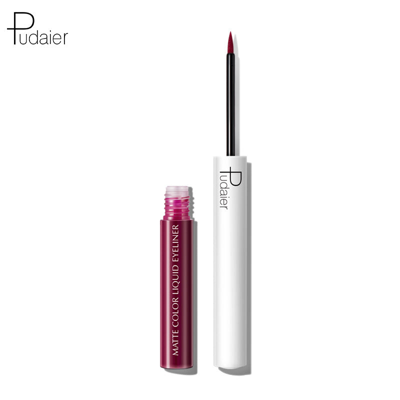 Quick-Drying Waterproof And Sweat-Proof Liquid Eyeliner Does Not Smudge Cosmetics Pudaier Color Eyeliner