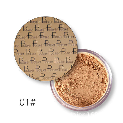 Pudaier Mineral Matte Pearlescent Loose Powder High Gloss Repair Powder Concealer Fixing Powder