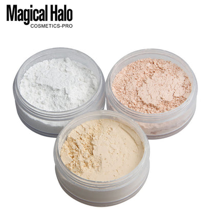 Makeup Magical Halo Three Color Natural Concealer Loose Powder Makeup Powder Waterproof Not Take Off Makeup