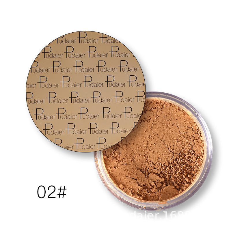 Pudaier Mineral Matte Pearlescent Loose Powder High Gloss Repair Powder Concealer Fixing Powder