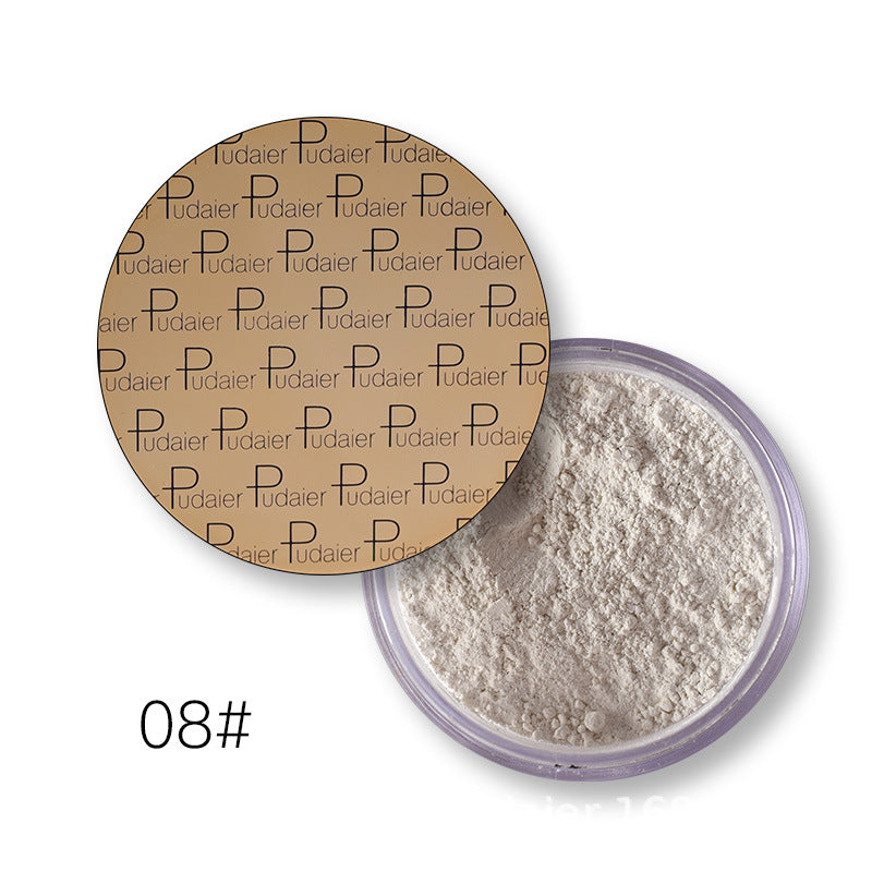 Pudaier Mineral Matte Pearlescent Loose Powder High Gloss Repair Powder Concealer Fixing Powder