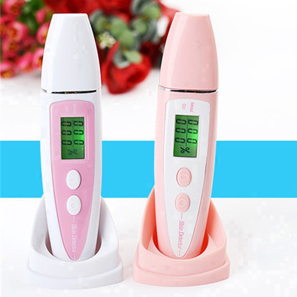 3-in-1 Skin Moisture Detector Skin Oil Content Analyzer LCD Digital Facial Skin Moisture Meter Skin Care Tester