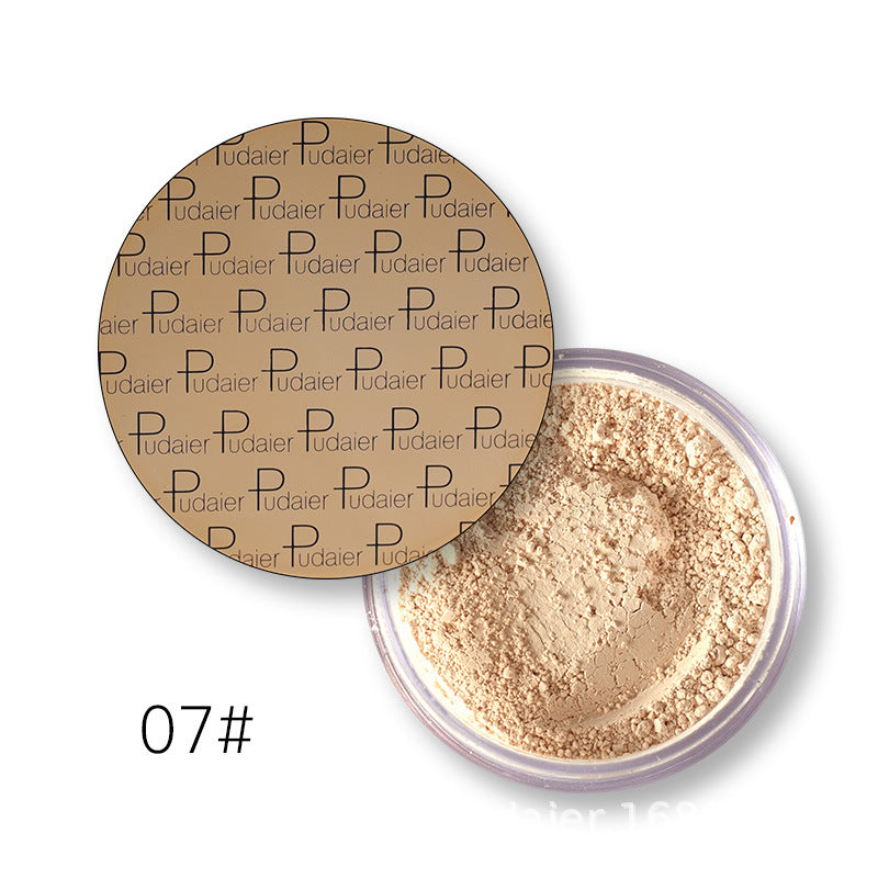 Pudaier Mineral Matte Pearlescent Loose Powder High Gloss Repair Powder Concealer Fixing Powder