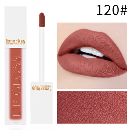 Romantic Beauty Velvet Matte Lip Glaze Non-Stick Lip Gloss