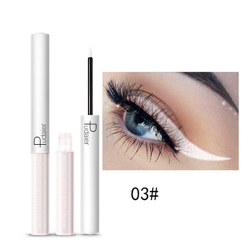 Quick-Drying Waterproof And Sweat-Proof Liquid Eyeliner Does Not Smudge Cosmetics Pudaier Color Eyeliner