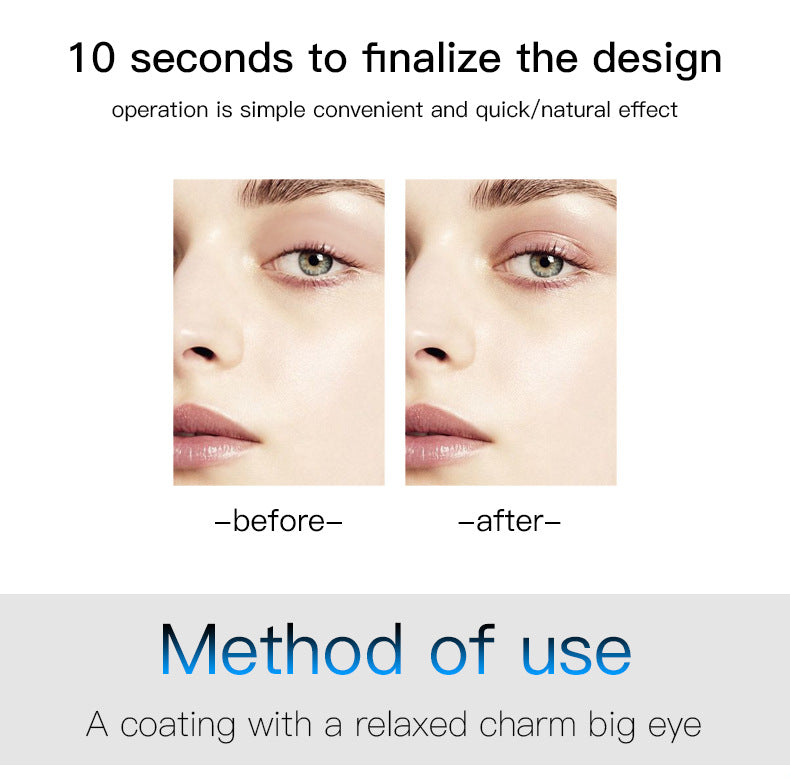 Pudaier New Double Eyelid Setting Cream Natural Setting Large Eye Device Waterproof Sweat Proof Traceless Double Eyelid Cream