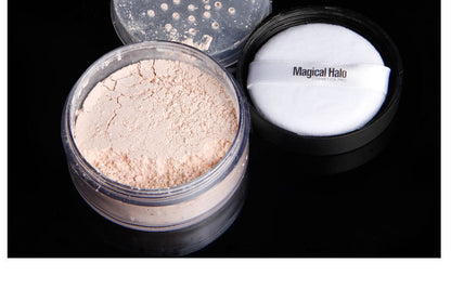 Makeup Magical Halo Three Color Natural Concealer Loose Powder Makeup Powder Waterproof Not Take Off Makeup