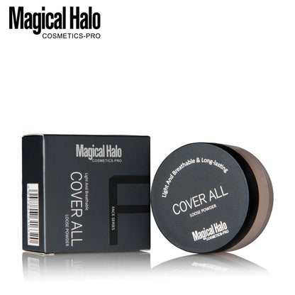 Makeup Magical Halo Three Color Natural Concealer Loose Powder Makeup Powder Waterproof Not Take Off Makeup