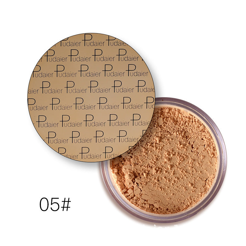 Pudaier Mineral Matte Pearlescent Loose Powder High Gloss Repair Powder Concealer Fixing Powder